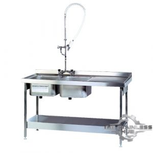 Stainless steel catering sinks