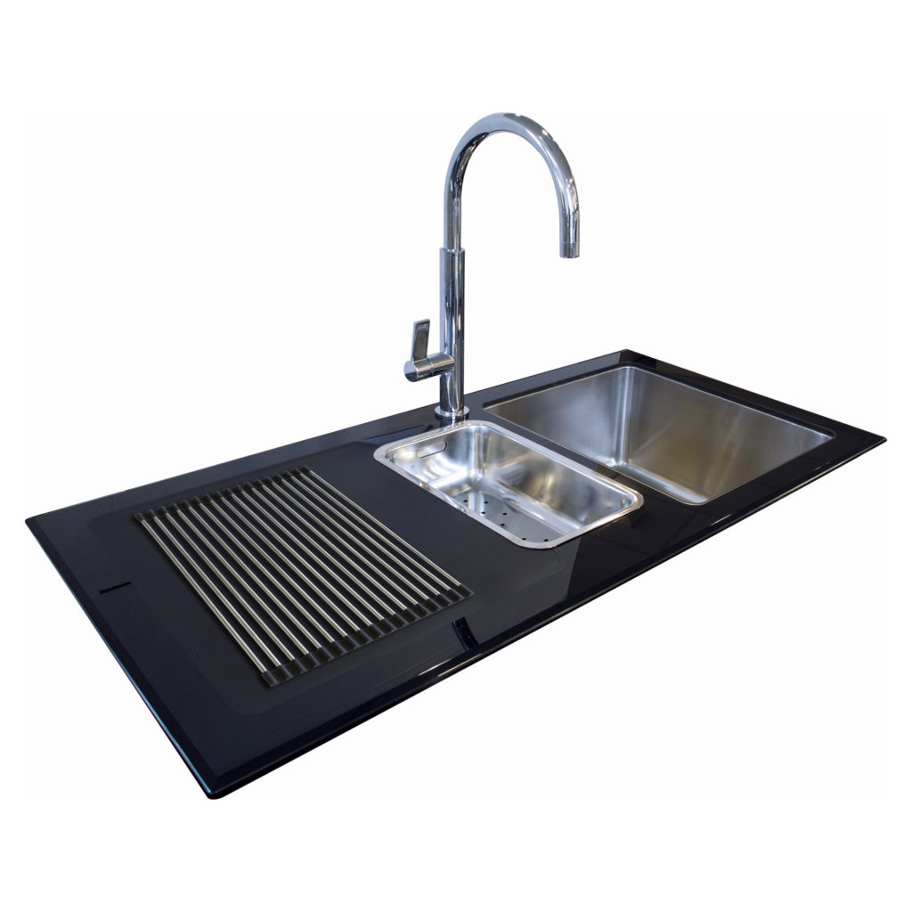 Rolled Front 1000 x 600 SitOn Sink Unit The Stainless Hub