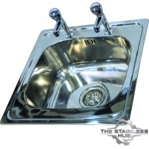500 x 500mm Inset Sink Bowl / Washbasin 2TH