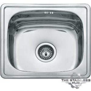 Single Inset Bowl 480 x 430 x 180mm