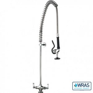 Mechline AquaJet Pre-Rinse Spray Line – WRAS Accredited - 2 Tap-Hole, Without Spout