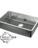 Stainless Steel tight radius sink