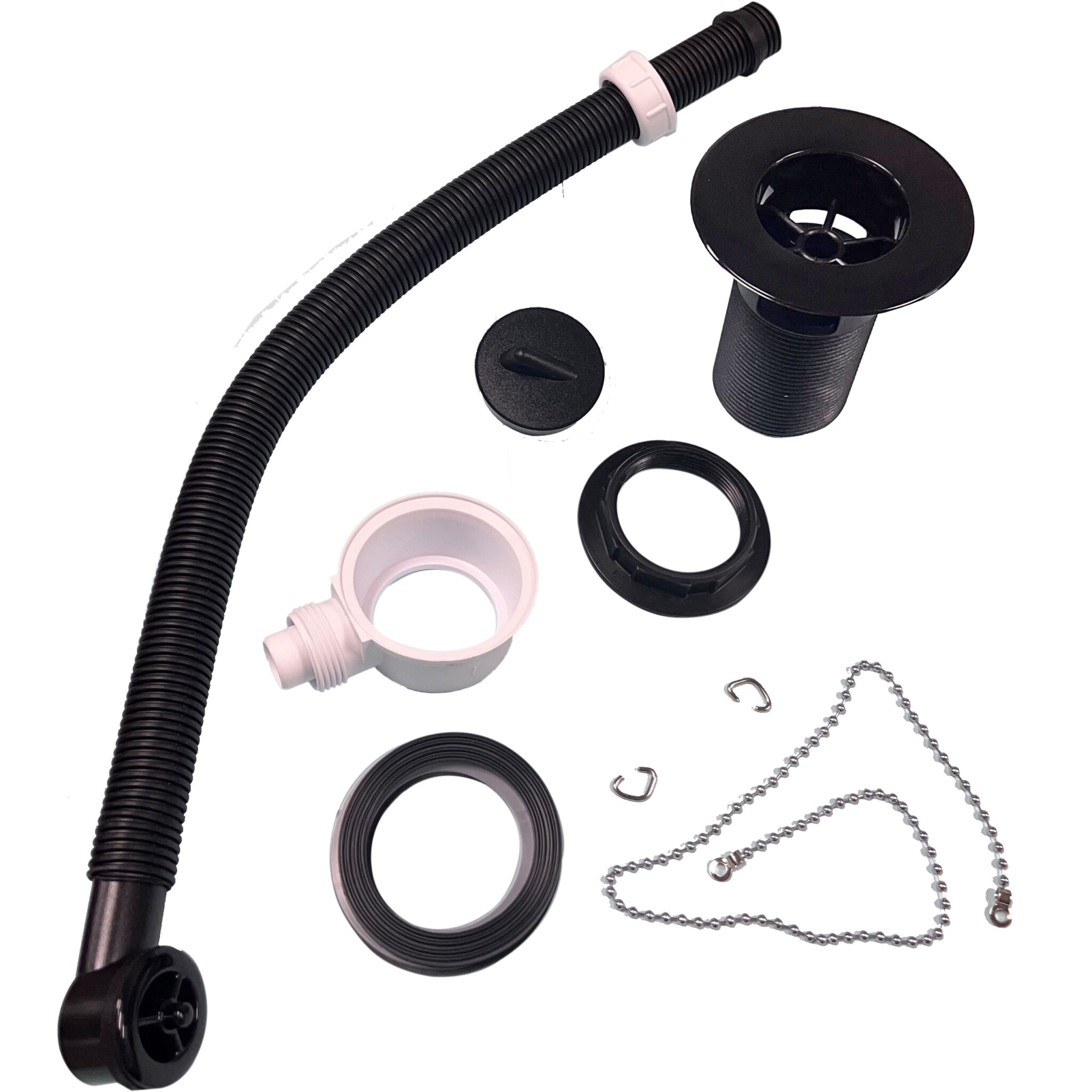Acid Resistant 1 1 2 BSP Waste And Overflow Kit Stainless Hub acid-resistant-1-1-2-bsp-waste-and-overflow-kit-stainless-hub